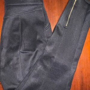 Bebe Black Pants with Front Zipper